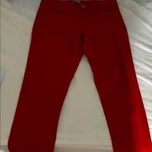Red pants
